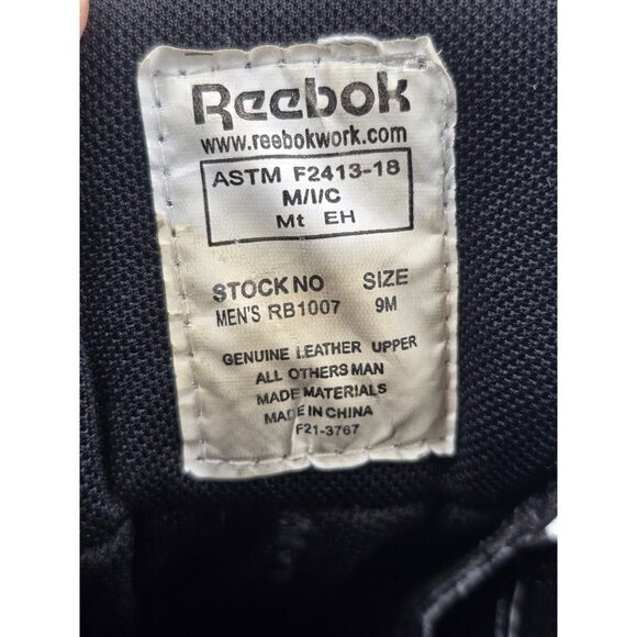 Reebok RB1007 Men\'s 6 in Composite Toe 6-Inch Work Boot Waterproof Black Sz  9M main image 8